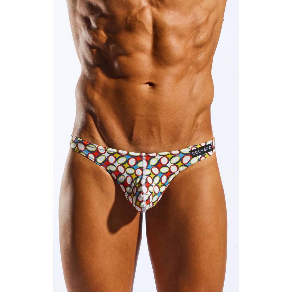 NEW COCKSOX men's thong underwear brief in carnaby